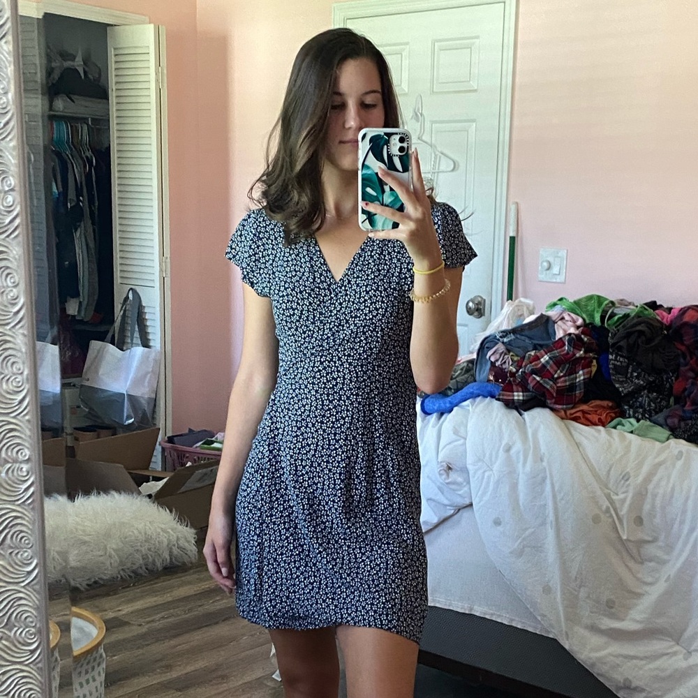 Floral Brandy Melville Wrap Dress